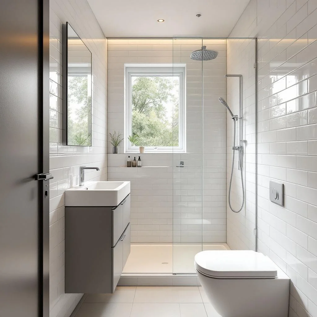 Dusche statt Badewanne im kleinen Bad