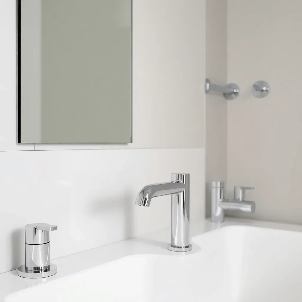 Neue Armaturen bei Badezimmermodernisierung