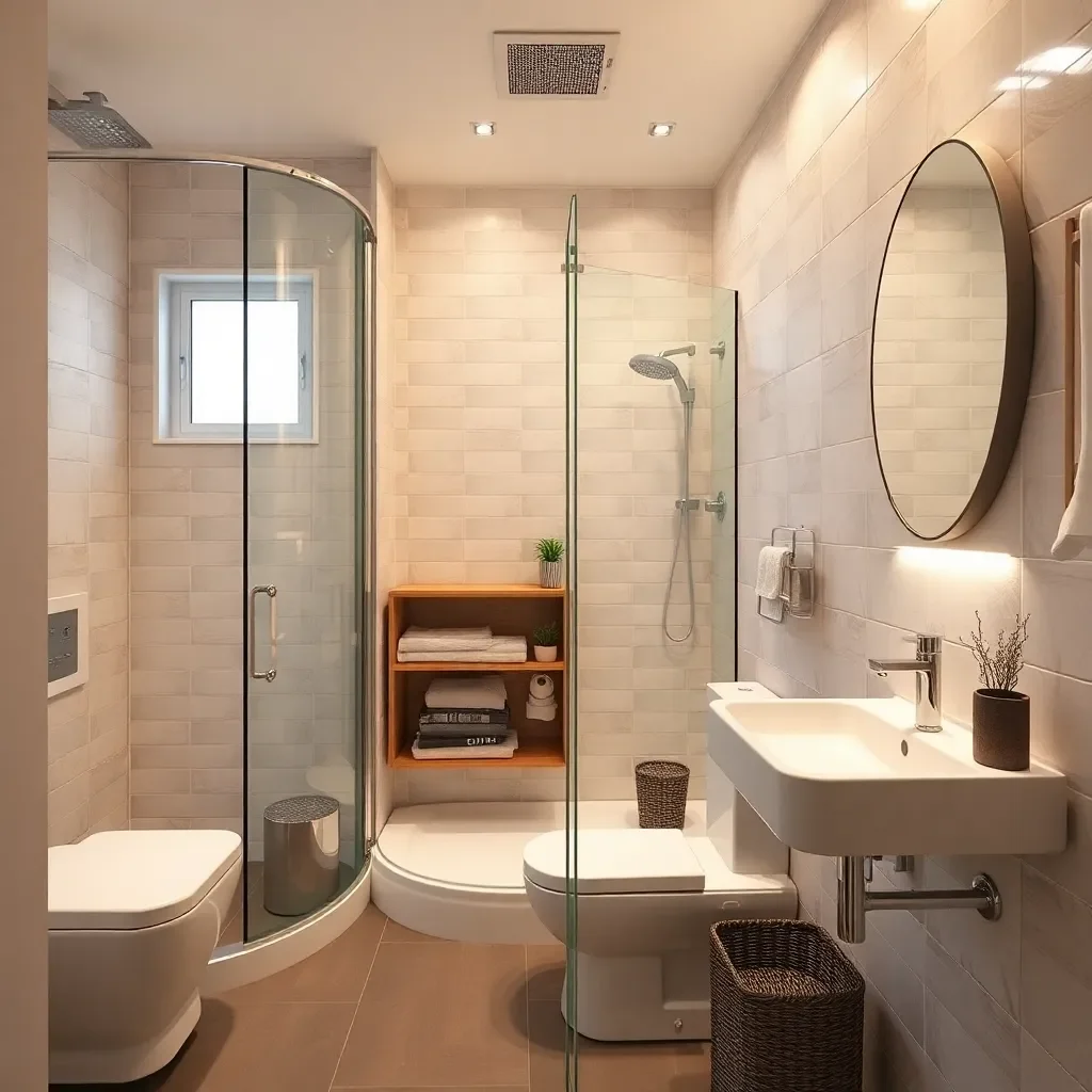 Platzsparende Badplanung für kleine Badezimmer
