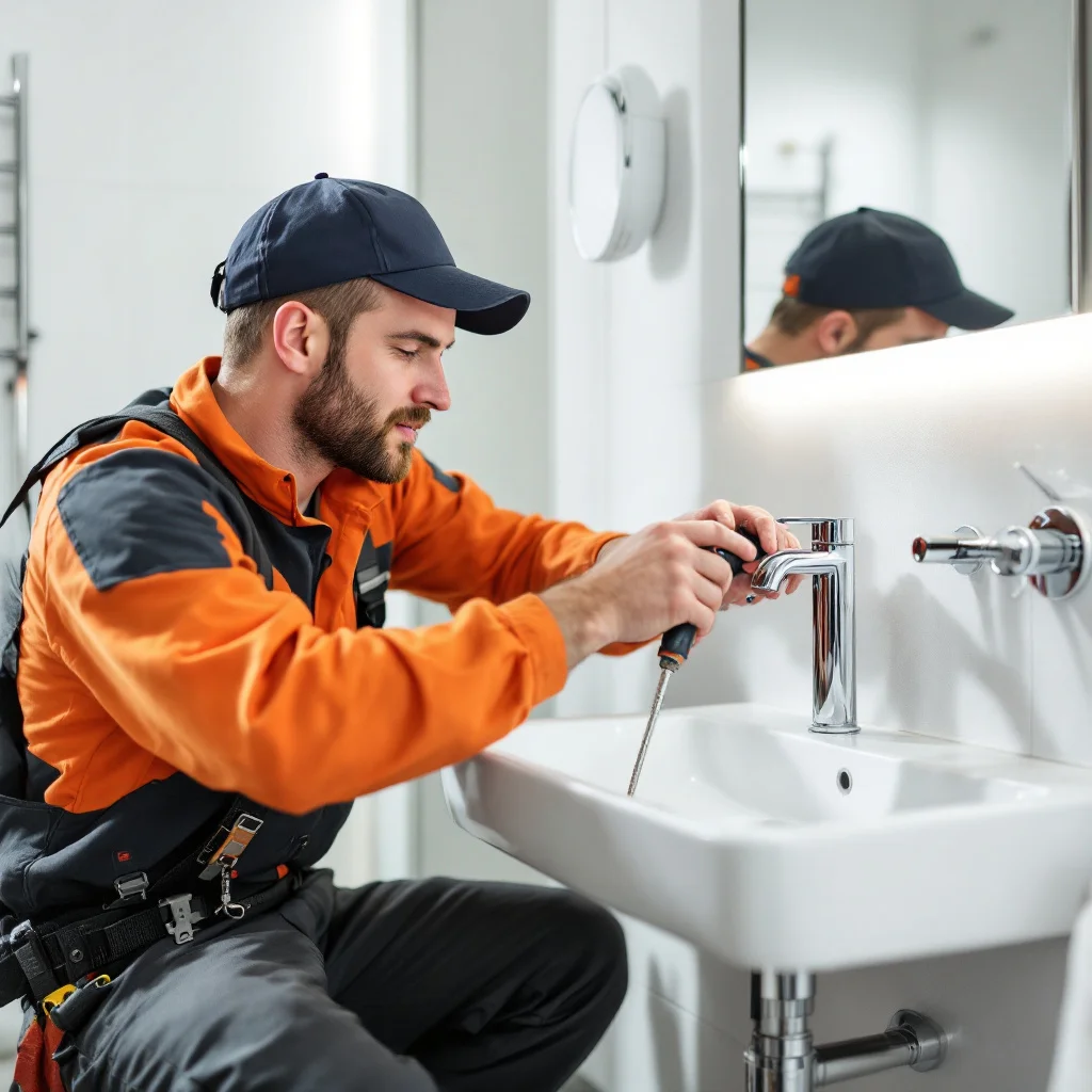 Sanitärinstallation bei Badmontage im Rhein-Main-Gebiet