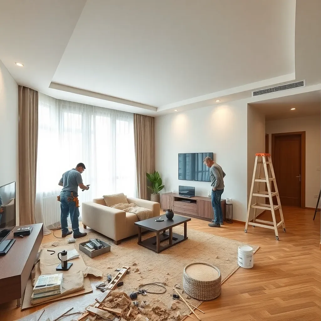 Komplettmodernisierung einer 63 m² Wohnung in Offenbach