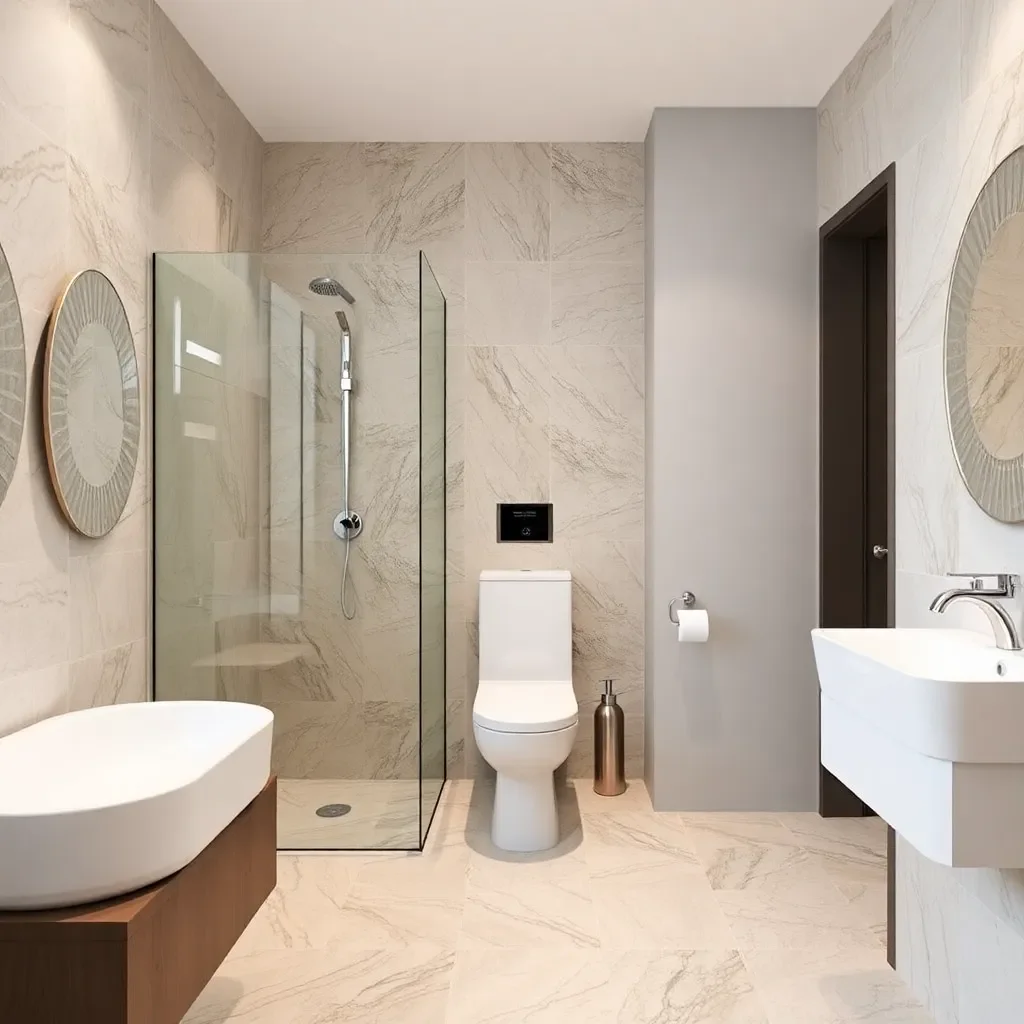 Badezimmer und Gäste-WC in Bad Homburg modernisiert