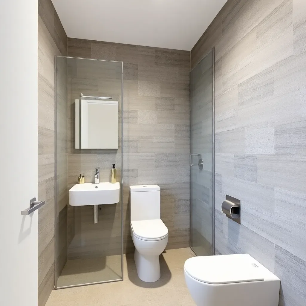 Modernes 7 m² Badezimmer in Mühlheim realisiert